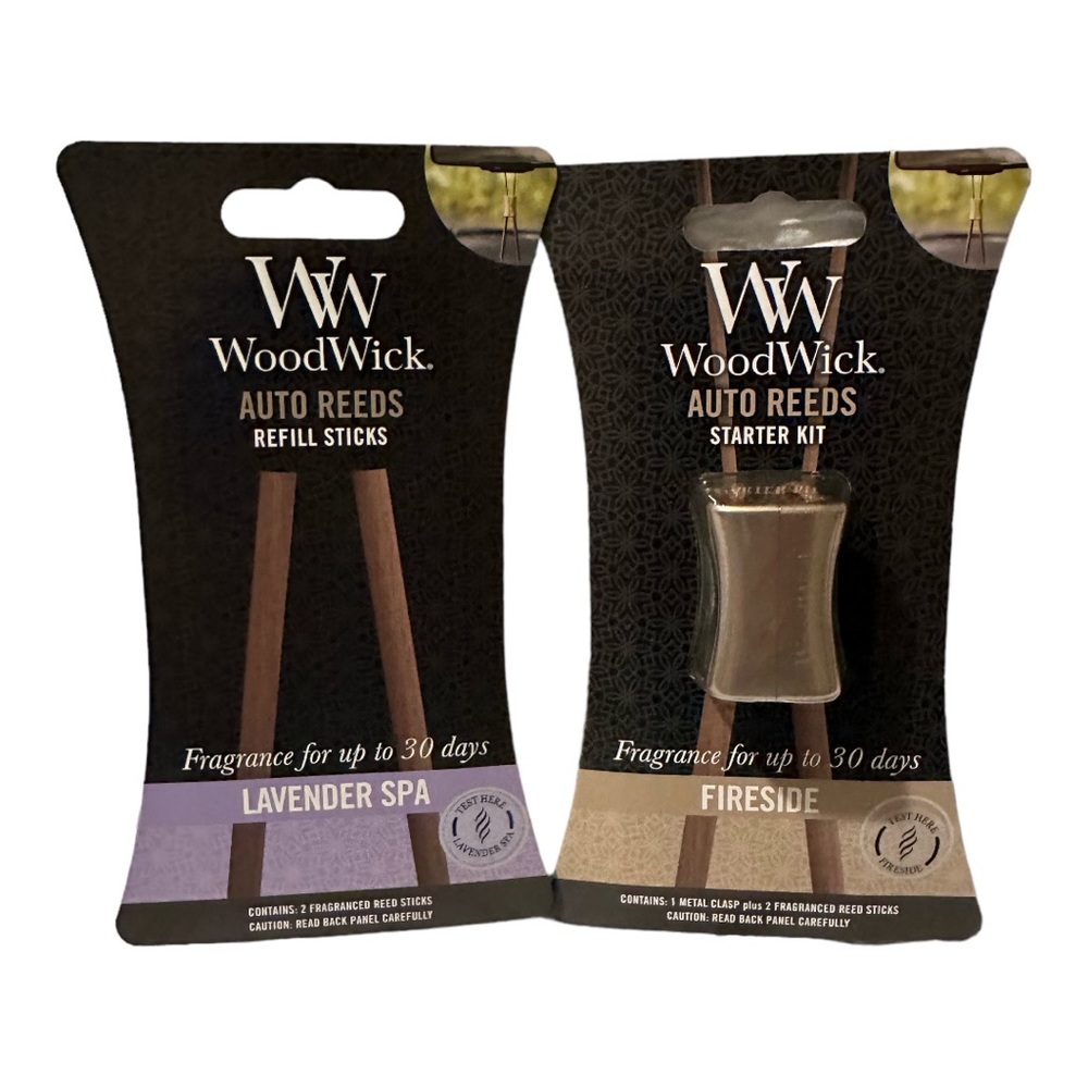 New WoodWick Reed Starter Pack & 1 Refill Air Freshener